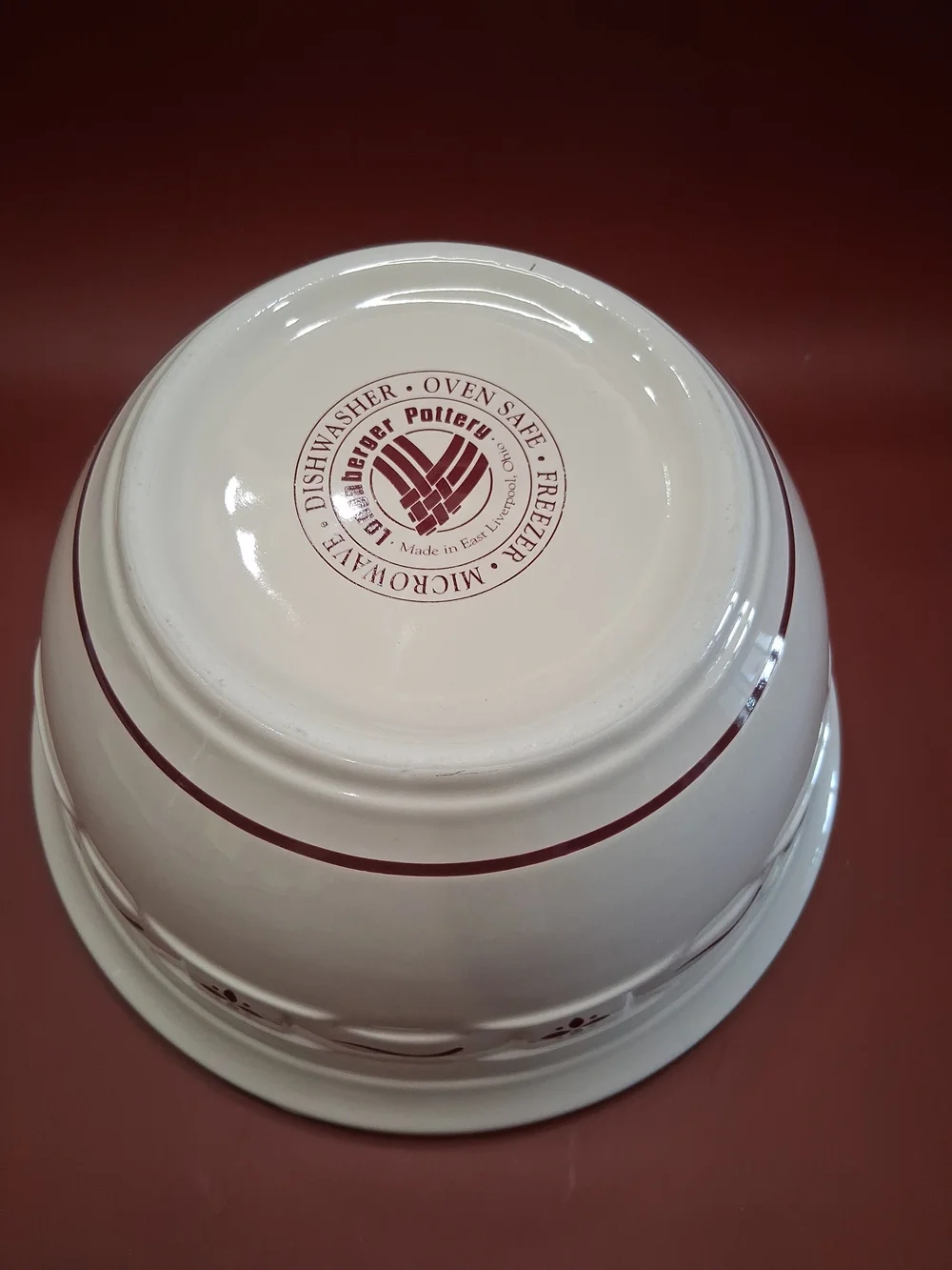 Vintage Red LONGABERGER 10